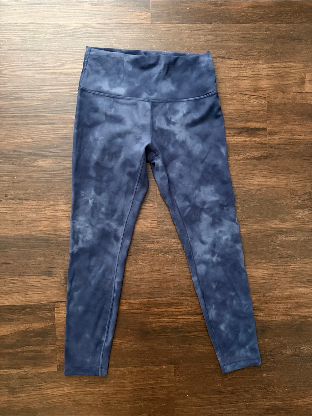 Lululemon Leggings - Wunder Train Diamond Dye Naval Blue